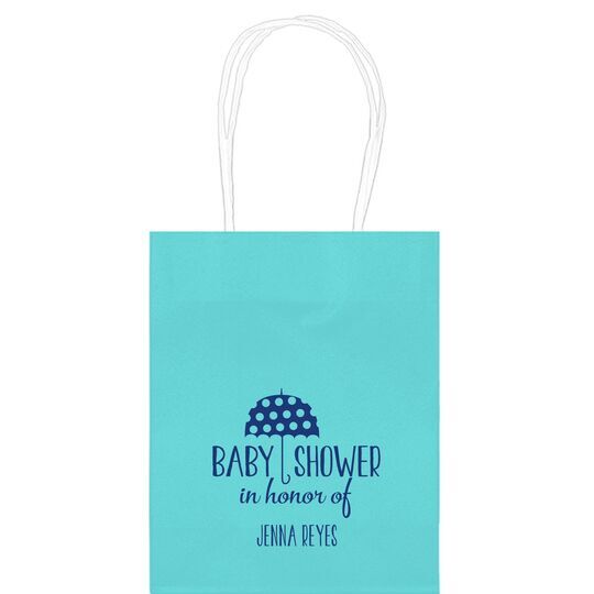 Baby Shower Umbrella Mini Twisted Handled Bags